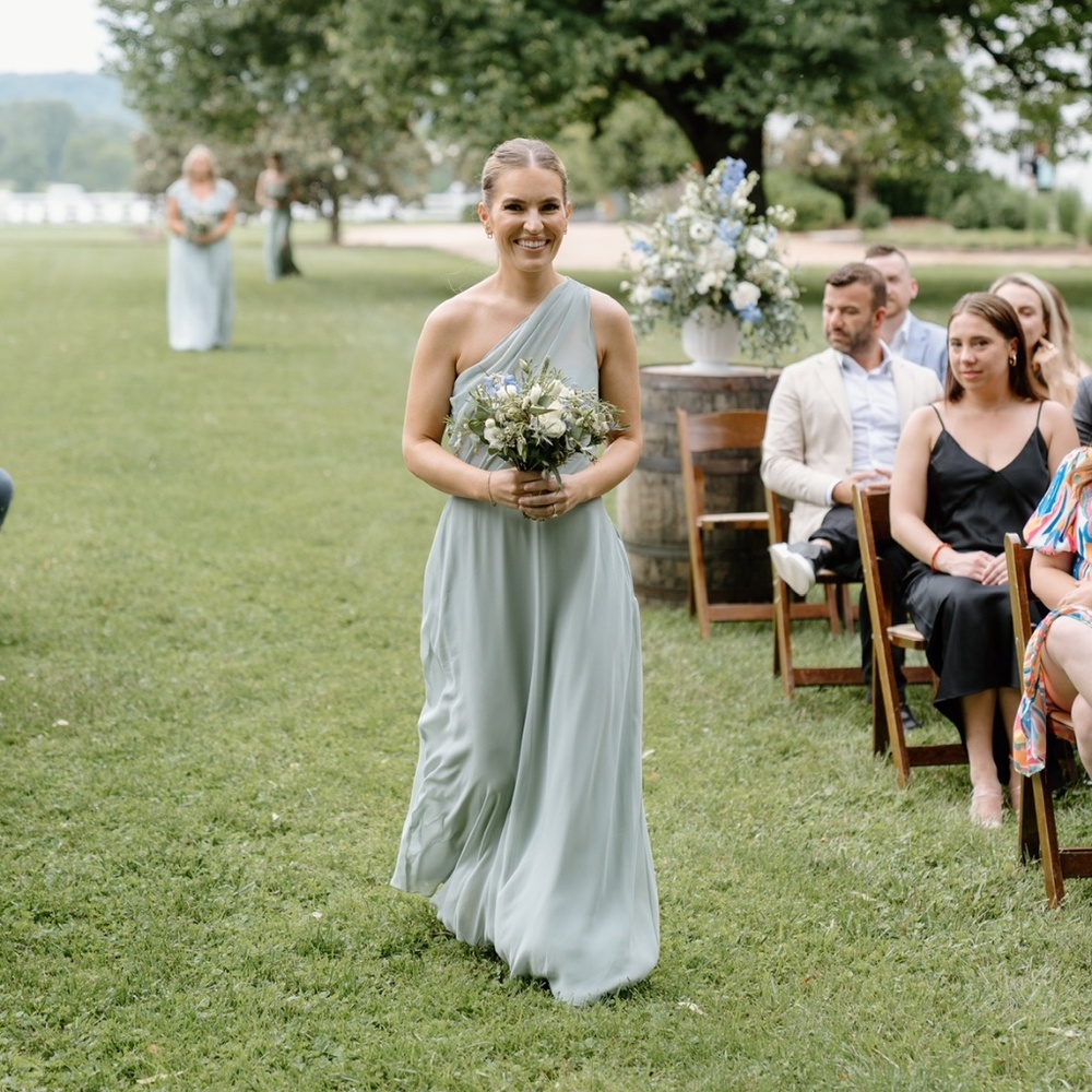 Birdy Grey Kira Dress in Sage XS (altered length)